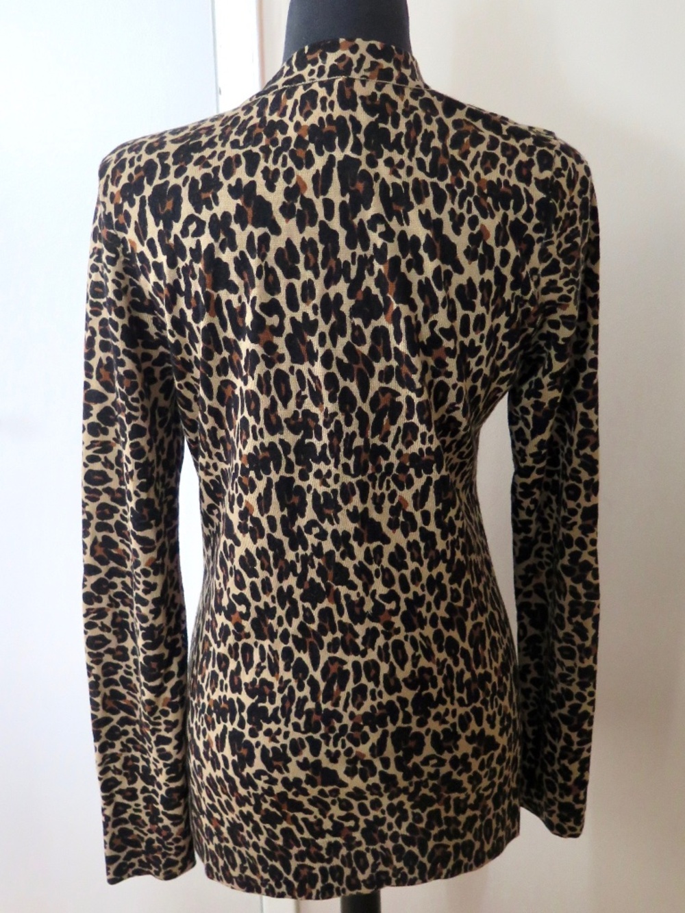 Tory Burch Cardigan - Leopard Print - Picture 5 of 9